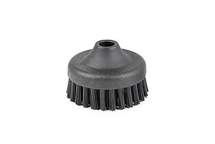 Round steam brush